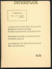 Handbuch der ungarischen Vorphilatelie dreisprachig (70061)