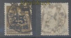 dt. Reich Mi # 283 gestempelt geprft Infla Berlin (44569)