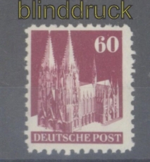 Bi-Zone Bauten Mi #  93 wg postfrisch 60 Pfg. Bauten weit gezhnt (45389)
