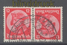dt. Reich Zusammendrucke Mi # K 18 gestempelt (45584)