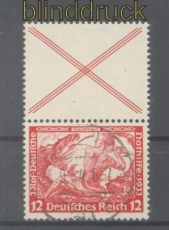 dt. Reich Zusammendrucke Mi # S 114 gestempelt (45595)