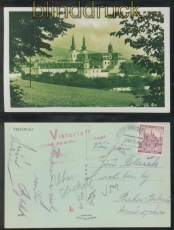 Bhmen und Mhren Viktoria-Stempel auf Ansichtskarte Velehrad Ungarisch Hradisch 1941 (45478)