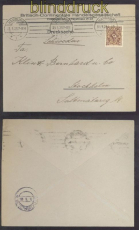 dt. Reich Mi # 208 P EF Auslands-Drucksache Hamburg 31.1.1923 (45732)