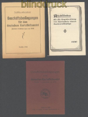 Kartoffelhandel Richtlienien und Geschftsbedingungen 1924 und 1930 drei Hefte (45718)