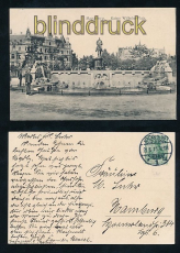 MAGDEBURG sw-AK Kaiser Wilhelm-Platz 1911 (d7272)