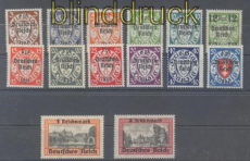 dt. Reich Mi # 716/29 Danzig-Abschied postfrisch (45888)