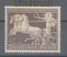 dt. Reich Mi # 747 postfrisch Braune Band 1940 (45897)