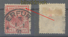 dt. Reich Mi # 47 b II gestempelt geprft Jschke-L. BPP (45969)