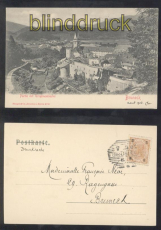 Italien Bruneck sw-AK Partie mit Ursulinenkloster (a2189)