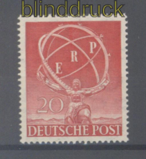 Berlin Mi #  71 postfrisch ERP Marshallplan (46205)