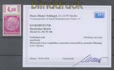 dt. Reich Mi # 491 W OR postfrisch Hindenburg (45100)