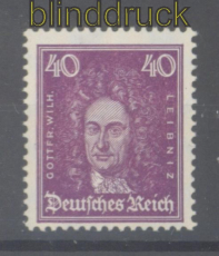 dt. Reich Mi # 395 postfrisch Leibnitz  (46256)