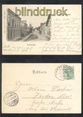 Bassum sw-AK Gruss aus .... Kirchstrasse Bahnpost 1902 (d7507)