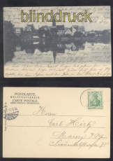 Guben sw-AK Neisseufer 1905 (d7499)
