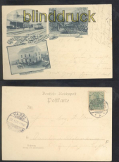 Napoleoninsel sw-AK Gruss aus ... drei Ansichten 1901 (d7534)