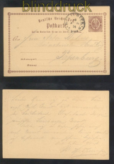 dt. Reich GSK P 1 mit Hufeisenstempel Osnabrck 30-1 (46285)