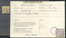 Thurn und Taxis Mi # 23 gestempelt Echtheitsbesttigung Borek (46326)