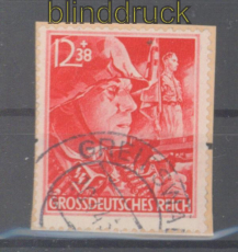 dt. Reich Mi # 910 Geflligkeitsstempel  (46493)