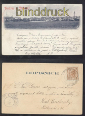 Trebone sw-AK Gesamtansicht 1899 (a2200)