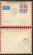 Dnemark SAS Erstflug 8.1.1953 nach Johannisburg (46479)
