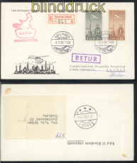 Dnemark 1. Helikopterflug mit Post Fredriksberg - Kastrup 1965 (46481)