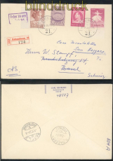 Dnemark Auslands-R-Brief teilbar Kopenhagen 1959 (46489)