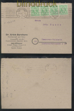 Bi-Zone AM-Post Mi # 12 (4) Ortsbrief Hannover als 4er-Streifen (46560)