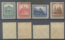 dt. Reich Mi # 459/62 postfrisch Nothilfe 1931 (46658)