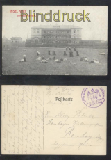 Insel Sylt sw-AK Genesungsheim Feldpost 1. WK 1918 (d7796)