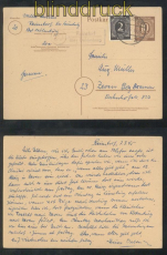 all. Besetzung Landpoststempel Rainstorf ber Dahlenburg auf GSK 1947 (47148)