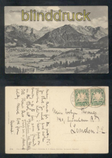Bayern Oberstdorf sw-AK im Bay. Allgu vom Jgersberg 1909 (d7677)