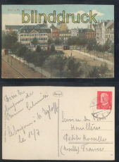 Bonn a. Rh. farb-AK Mnsterplatz 1933 (d7705)