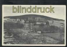 Gropostwitz sw-AK Lutherschule mit Drohmberg ungebraucht  (d7729)