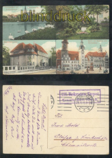Chemnitz farb-AK vier Ansichten Feldpost 1915 (d7743)