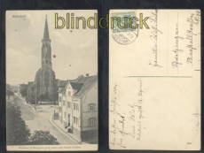 Waibstadt sw-AK Gasthaus und Metzgerei zum Lamm 1910 (d7620)