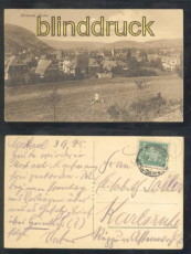 Mosbach, Baden sw-AK Totalansicht 1925 (d7622)
