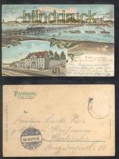 Maximiliansau farb-AK Gruss aus dem groen Schoppen 1905 (d7638)