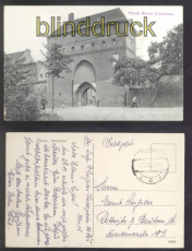 Thorn Torun sw-AK Brama Klasztorna Nonnentor Feldpost 1939 (d7778)