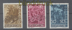 Liechtenstein Mi #  399/401 gestempelt Bume und Strucher (IV) (47245)