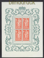 Liechtenstein Mi #  449 im postfrischen Kleinbogen (47246)
