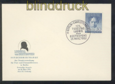 Berlin Mi #  87 Ersttagsbrief FDC Beethoven (47269)