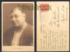 Emil Jannings sw-Portrt-AK UfA-Karte USA 1927 (d7805)