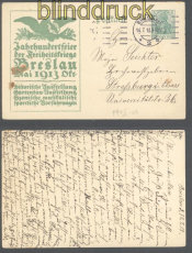 dt. Reich GSK P 94 II/03 gestempelt Breslau Jahrhundertfeier 1913 (47564)