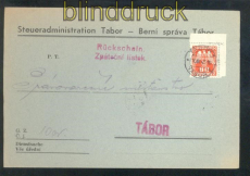 B�hmen und M�hren Dienst Mi # 17 EF Tabor (47586)