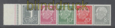 Bund Mi #  179 Y/285 Y Heuss liegendes Wasserzeichen postfrisch (47782)