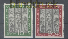 Bund Mi #  139/40 postfrisch Marienkirche Lbeck (47813)