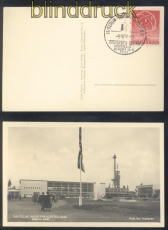 Berlin Mi #  71 EF auf Ausstellungskarte SSt. 9.10.1950 (47738)