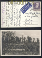 Berlin Mi #  96 EF auf Luftpost-AK Berlin 30.8.1954 (47746)