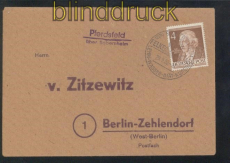 Berlin Mi #  91 EF Landpoststmpel Pferdsfeld ber Sobernheim SSt. (47762)