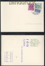 Berlin Privat-GSK PP  5/2 100 Jahre KV-Studententum SSt. Bochum 1953 (47873)